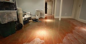 Flooded Home After A Pipe Burst